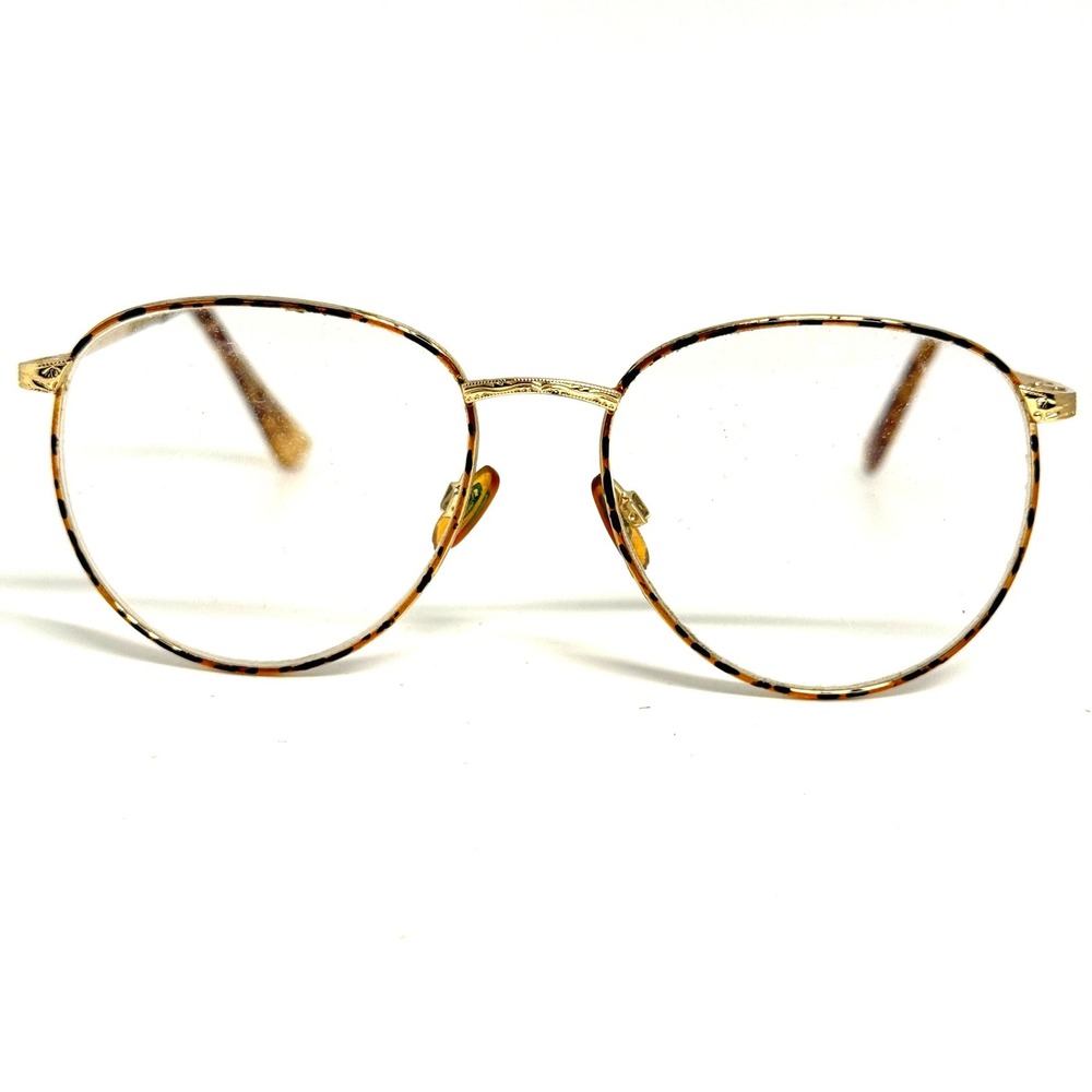 Personal Optics +2.25 Reading Glasses Gold Tortoise Shell Round DP 1107 011